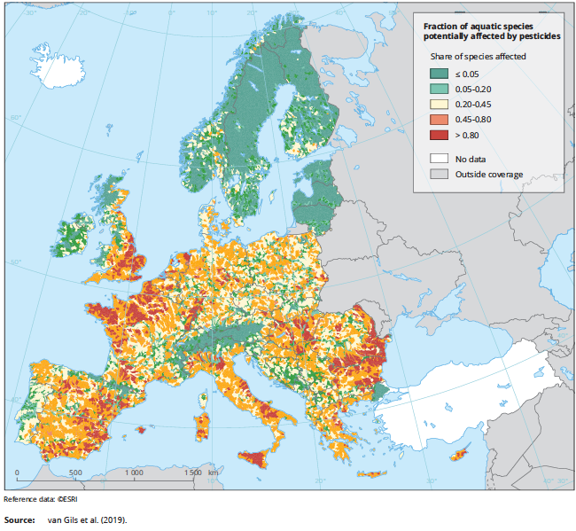 MAPS ILLUSTATIONS FROM EEA Reports on Water issues: EEA Report 17/2020 �Water and agriculture: towards sustainable solutions�
