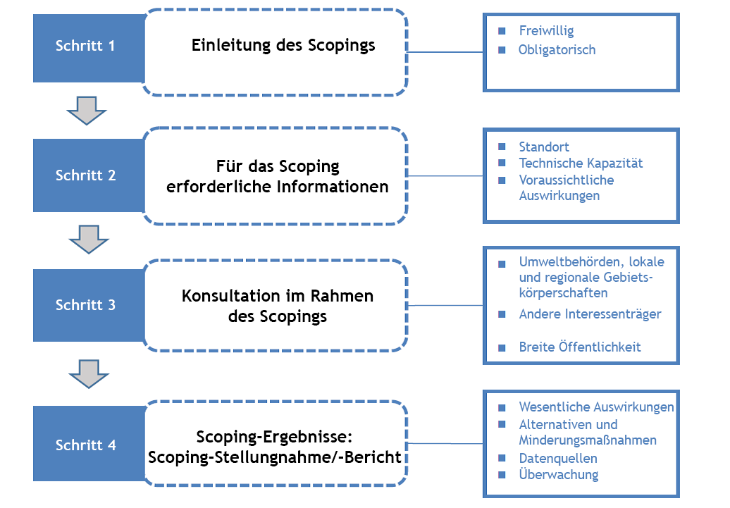 Der Prozess des Scopings Der Prozess des Scopings
