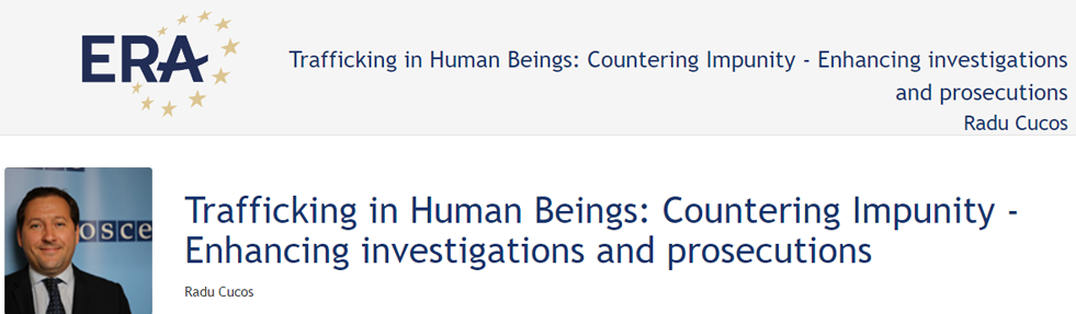 Radu Cucos: Leveraging innovation to fight trafficking in human beings: a comprehensive analysis of technology tools