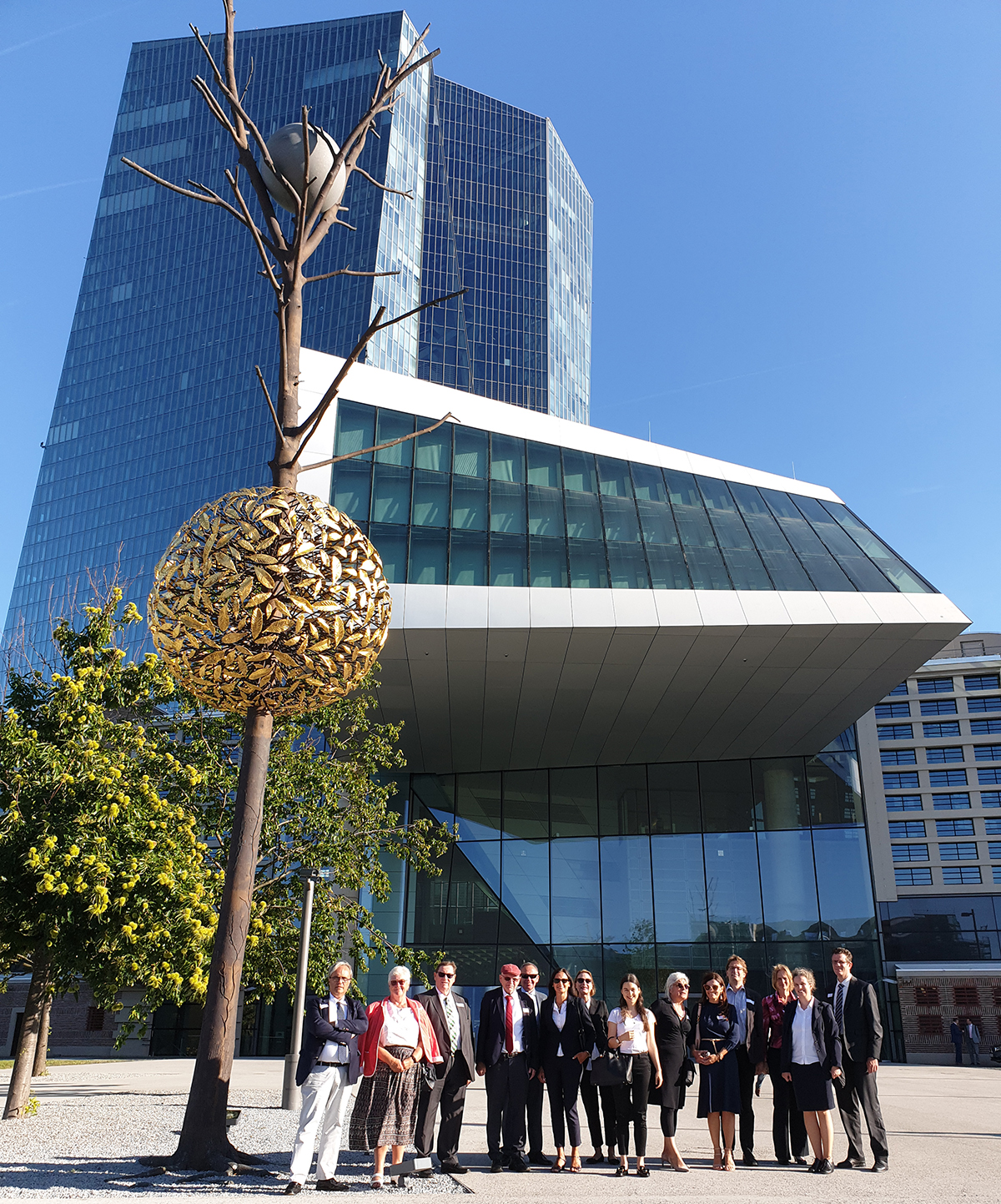 Visit of the European Central Bank, Frankfurt am Main