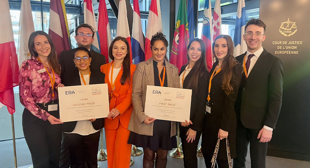 The Friends of ERA Association awards prizes to the winners of ERA’s Young European Lawyers Contest 2023