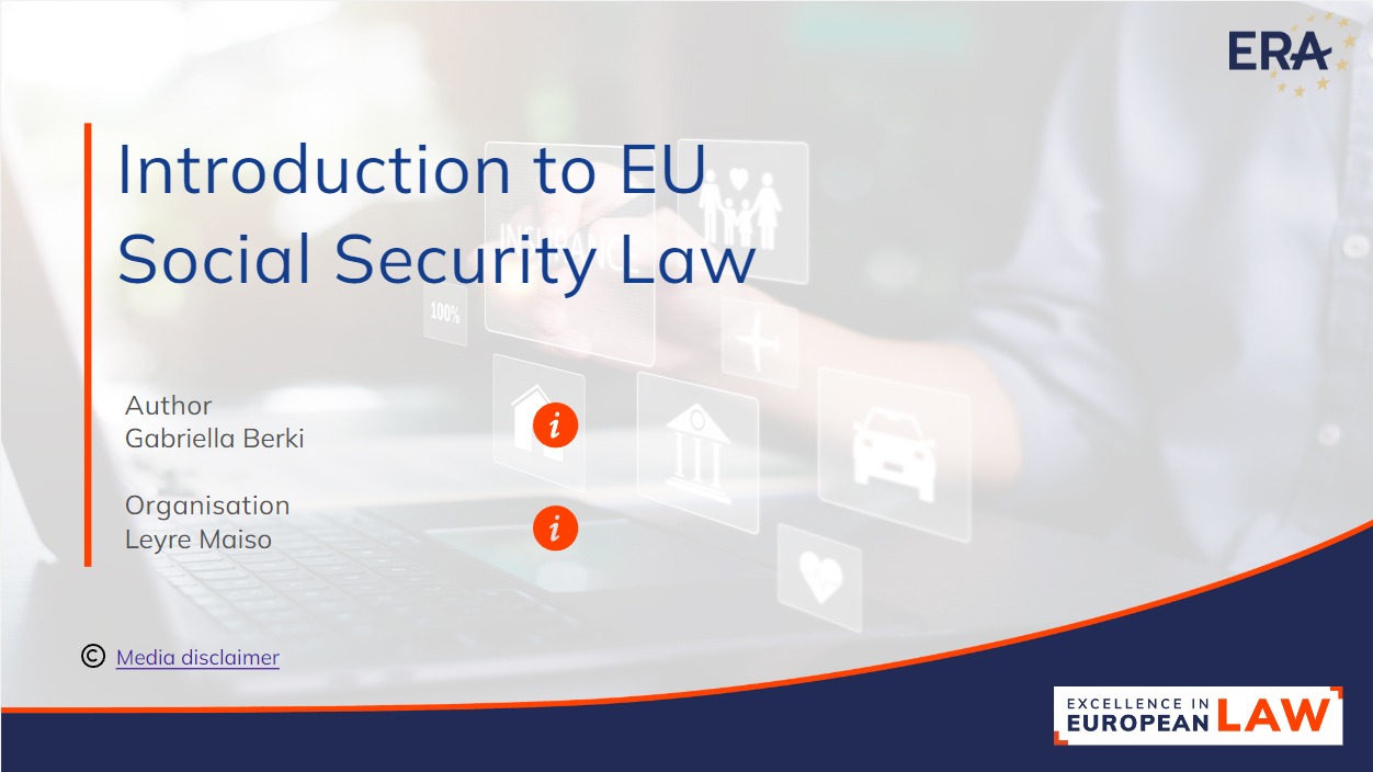 Introduction to EU Public Procurement Law